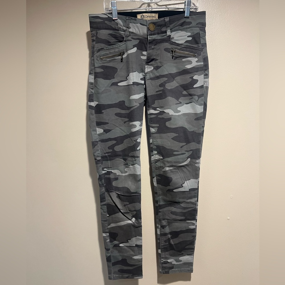 SOLD Democracy Camouflage Pants - Gray and Black Pants